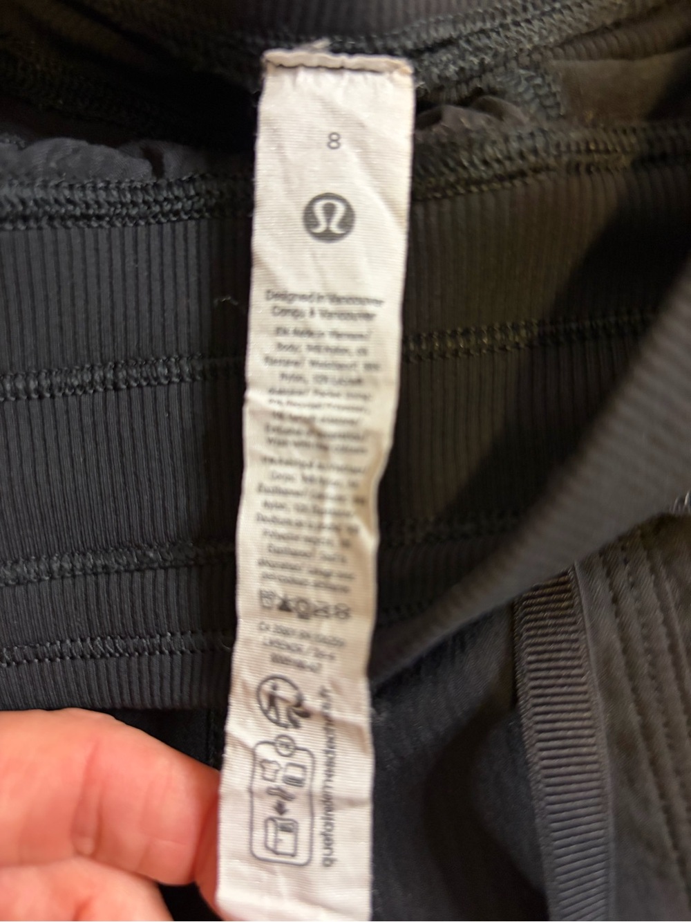 lululemon Dance Studio Pants Women’s 8 Black Drawstring Wide Leg - Picture 7 of 11